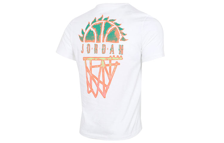 Air Jordan MENS DNA Casual Sports Knit Crew-neck Short Sleeve White CZ8060-100