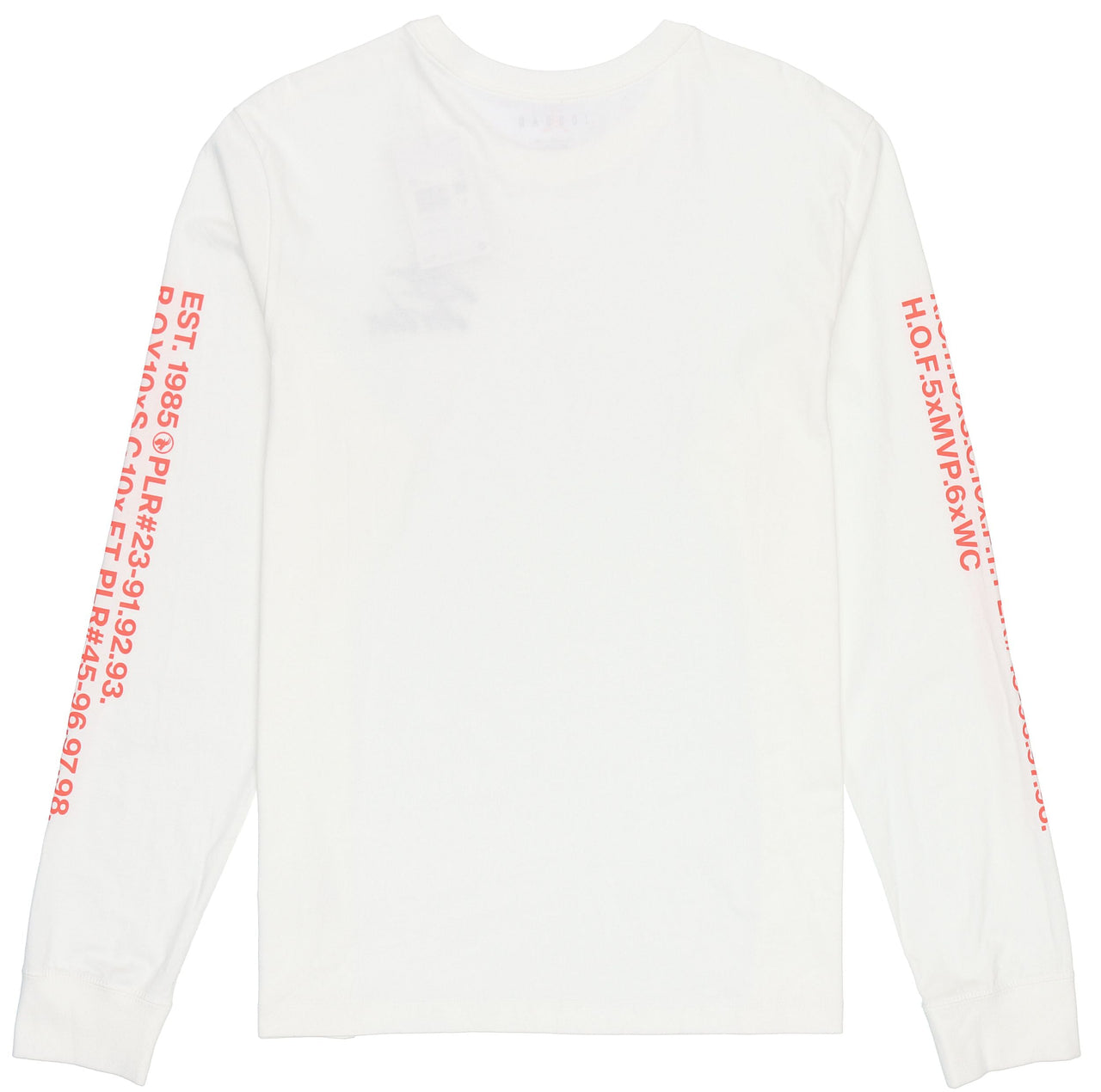 Air Jordan Embroidered Alphabet Printing Casual Sports Round Neck Long Sleeves White DC6647-100