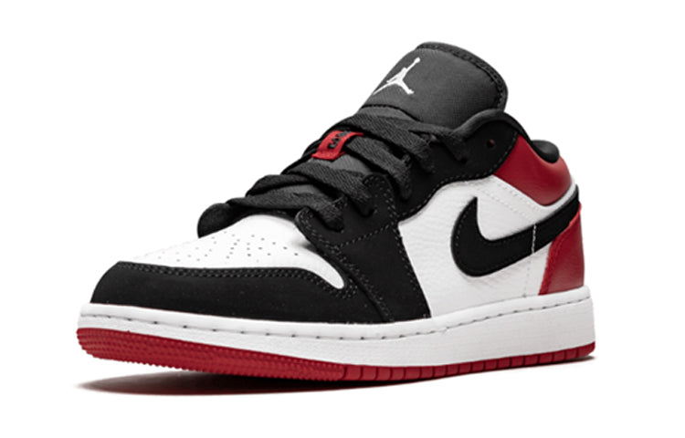 (GS) Air Jordan 1 Low 'Black Toe' 553560-116