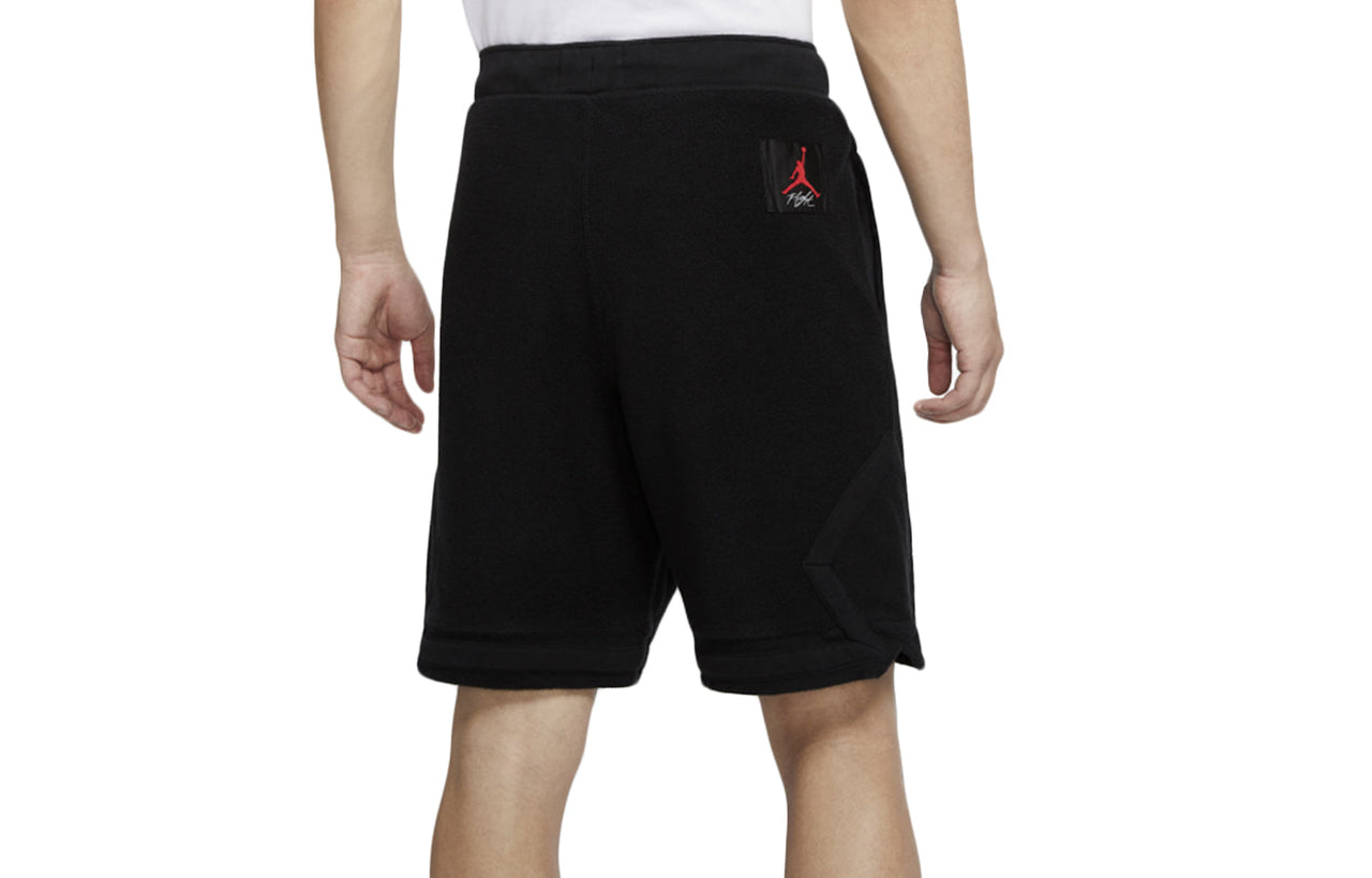 Air Jordan Flight Diamond Casual Sports Knit Shorts Black DA5498-010