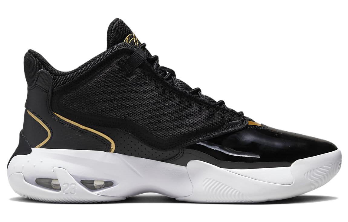 Air Jordan Max Aura 4 'Black White Gold' DN3687-007