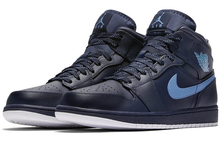 Air Jordan 1 Mid 'Obsidian' 554724-405