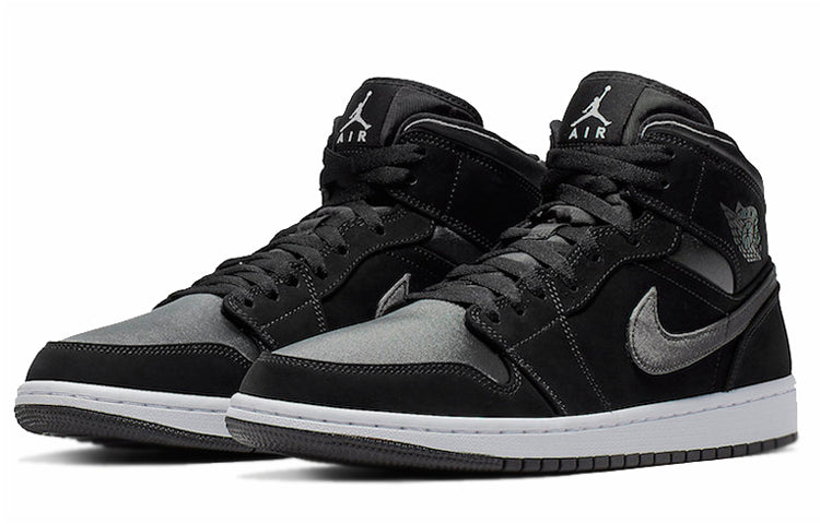 Air Jordan 1 Mid SE Nylon 'Black Grey' 852542-012