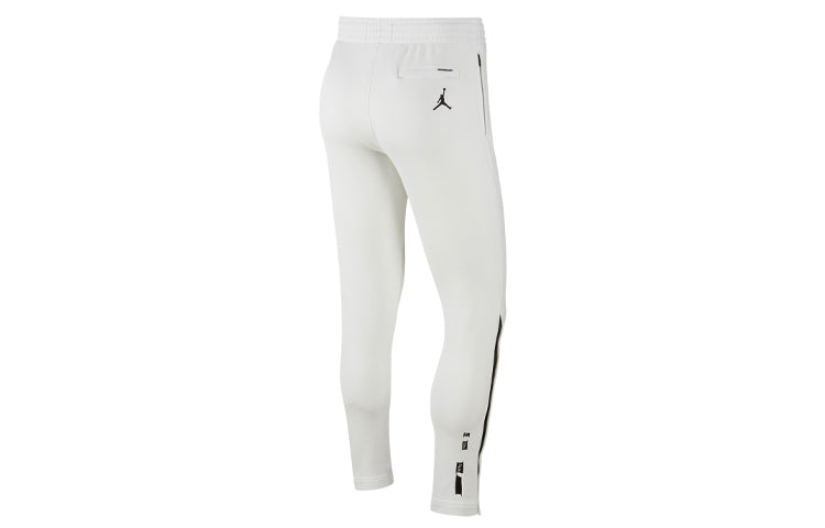 Air Jordan Running Sports Pants/Trousers/Joggers Men's White AH7953-121