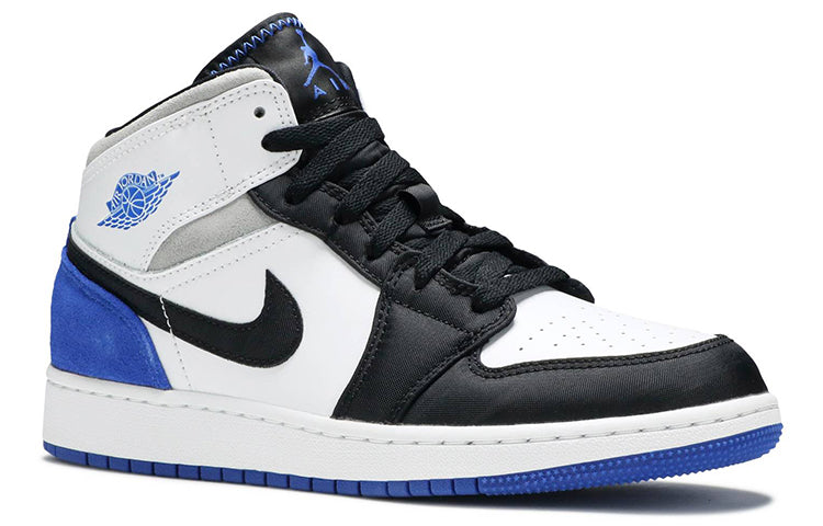 (GS) Air Jordan 1 Mid SE 'Royal Black Toe' BQ6931-102