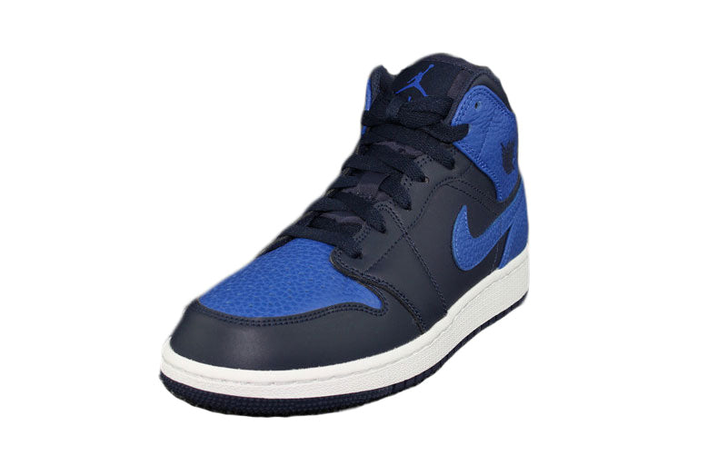 (GS) Air Jordan 1 Retro Mid 'Obsidian Royal' 554725-412