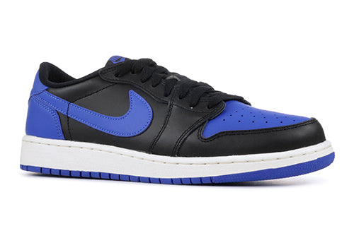 (GS) Air Jordan 1 Retro Low OG 'Black Varsity Rotyal' 709999-004