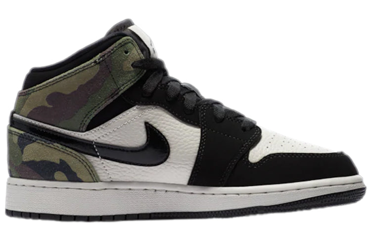 (GS) Air Jordan 1 Mid SE 'Camo' CW5550-001