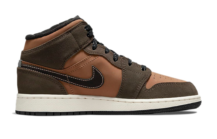 (GS) Air Jordan 1 Mid SE 'Earth Tone' DC7248-200