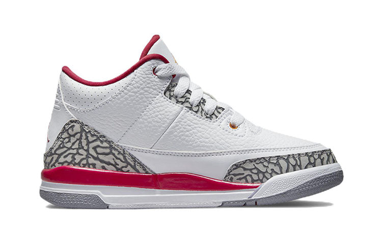 (PS) Air Jordan 3 Retro 'Cardinal Red' 429487-126