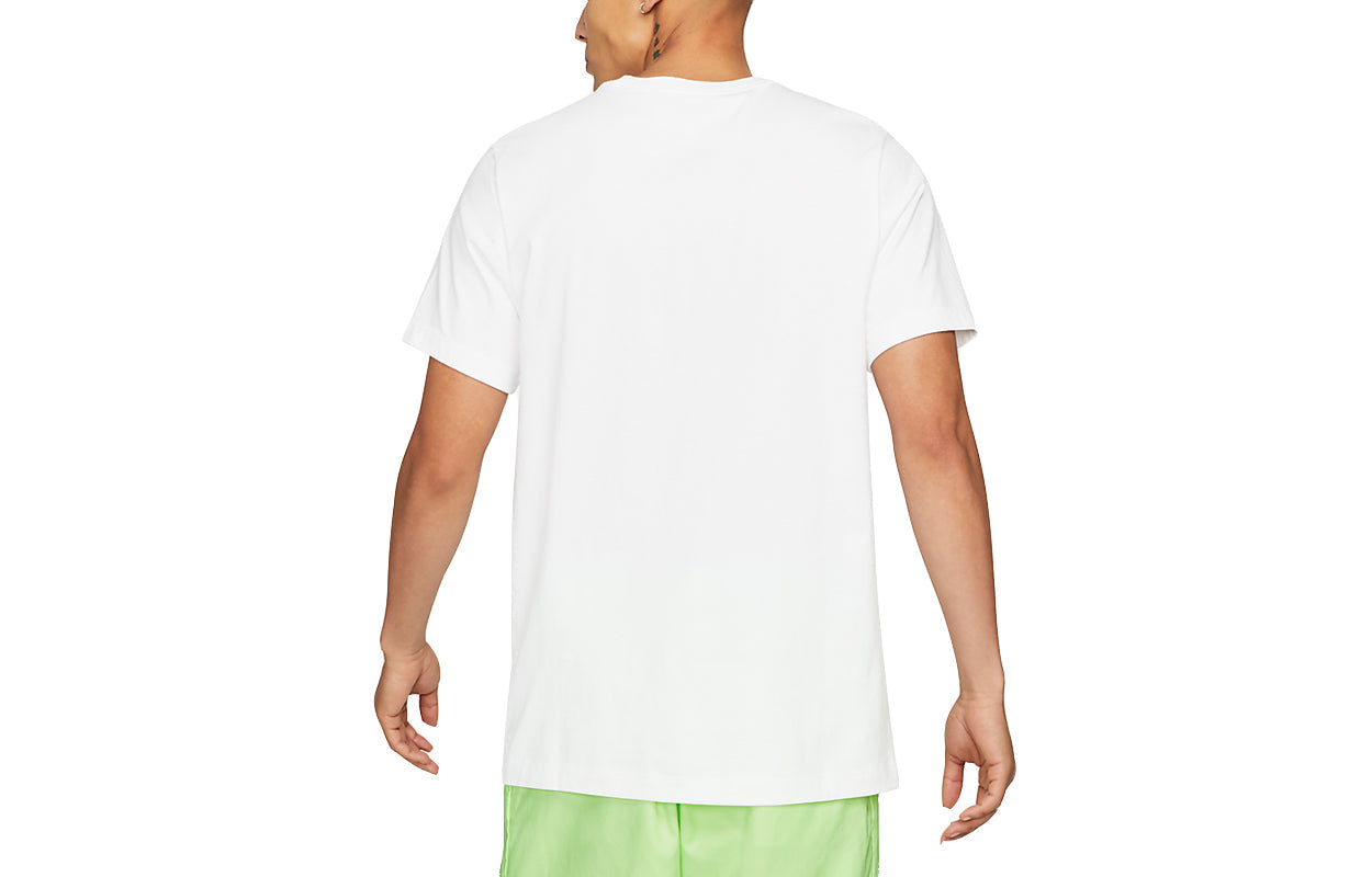 Air Jordan Casual Sports Basketball Breathable Training Short Sleeve White CZ8395-100