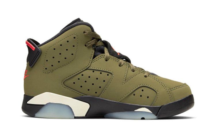 (PS) Air Jordan 6 Retro x Travis Scott 'Olive' CQ3565-200