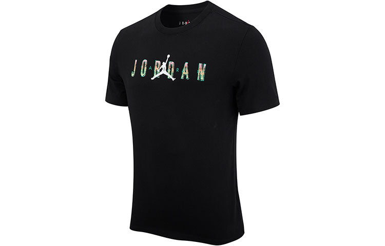 Air Jordan MENS Sport DNA Crew Neck Printed Short Sleeve Black CZ8084-010