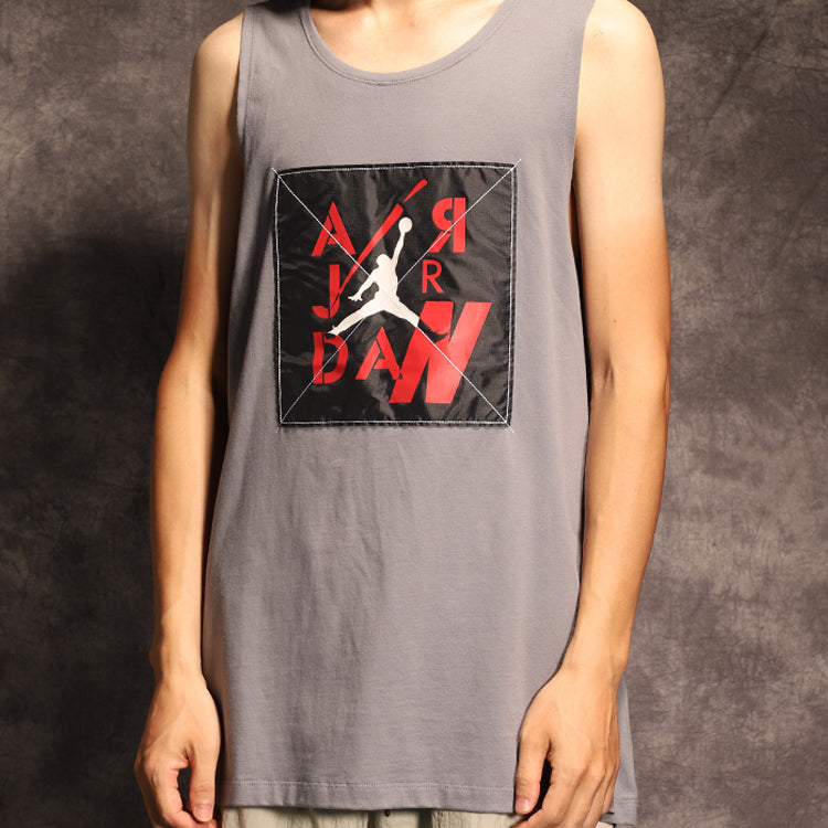 Air Jordan Sports Training Basketball Vest Iron gray CI0276-065