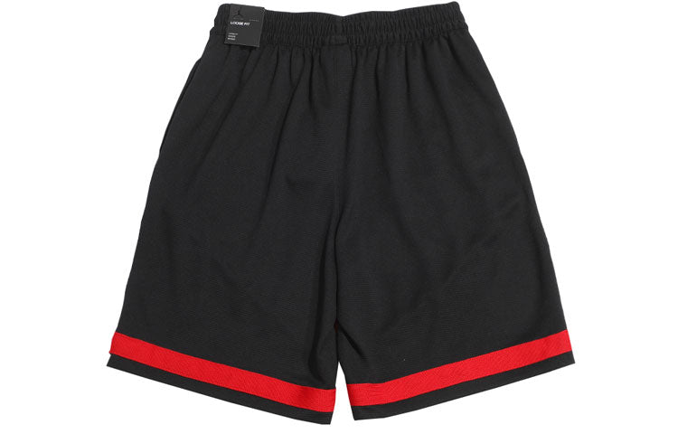 Air Jordan Dri-Fit Flying Man Logo Splicing Sports Shorts Red/Black CZ2507-010