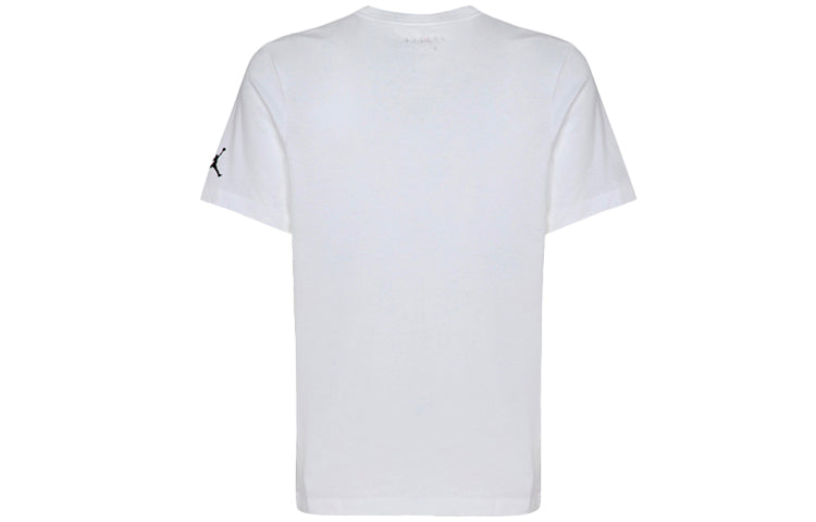 Air Jordan Chimney Tee Printing Short Sleeve US Edition White CI1327-100