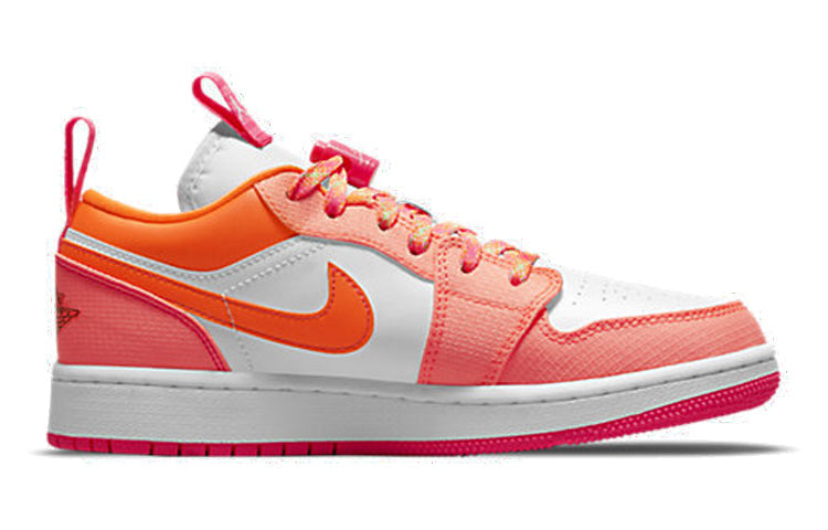 (GS) Air Jordan 1 Low Utility 'Crimson Pulse' DJ0530-801