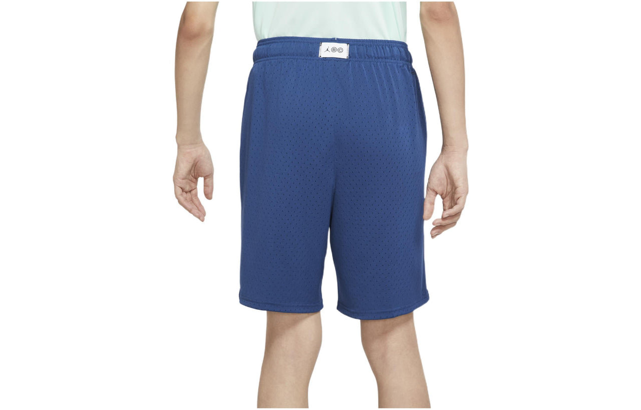 Men's Air Jordan Logo Printing Loose Drawstring Casual Shorts Glacier Blue DV5030-486