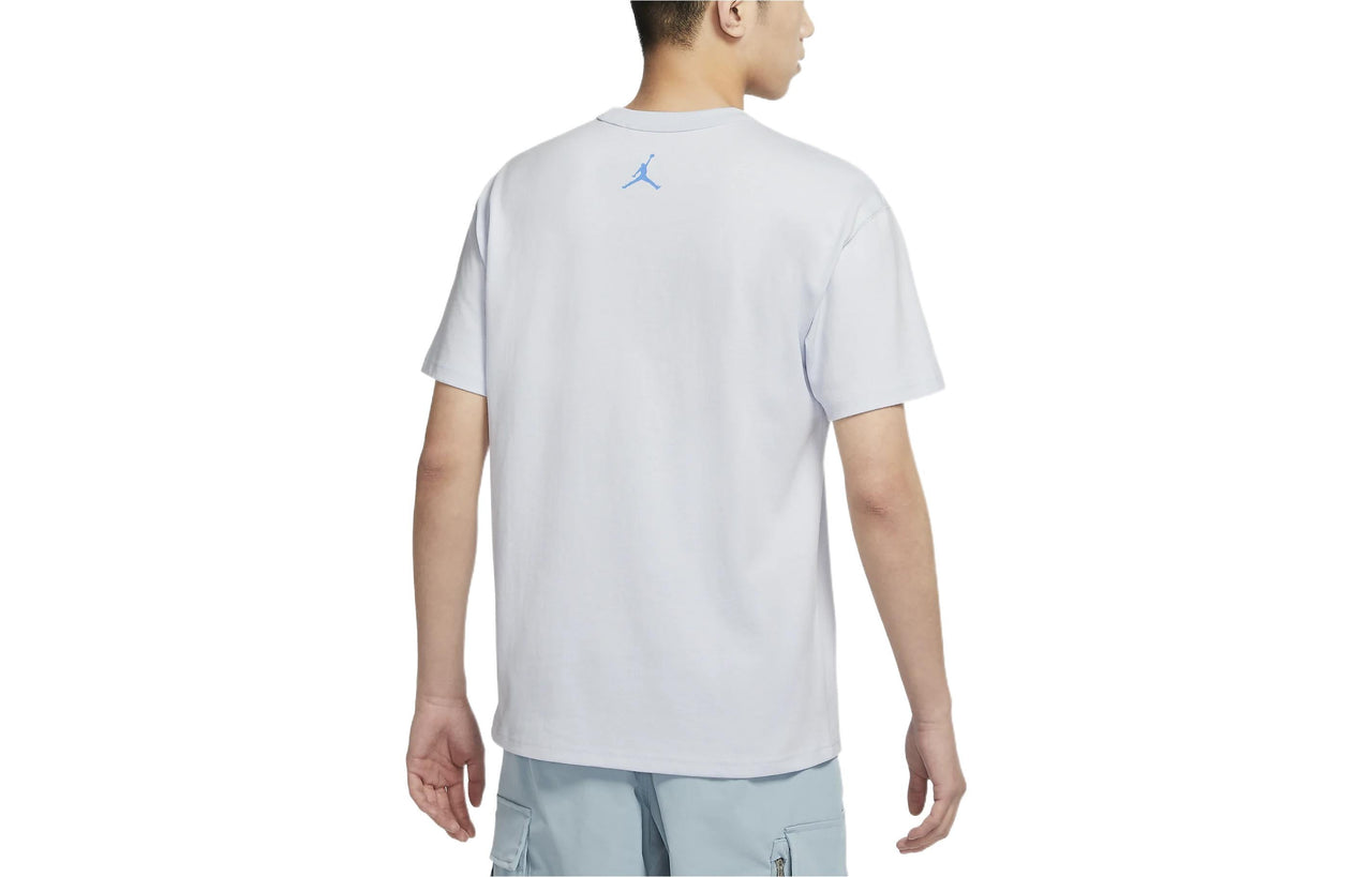 Air Jordan Sneaker Casual Sports Breathable Solid Color Short Sleeve Blue DV9724-085