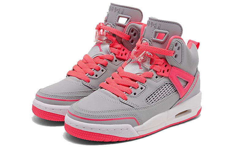 (GS) Air Jordan Spizike 'Wolf Grey Racer Pink' 535712-060