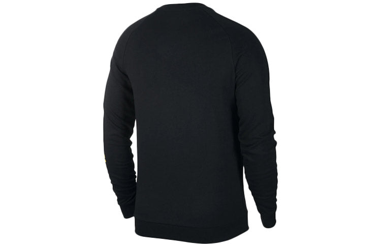 Air Jordan Men's Sports Sweatshirt Long Sleeve 'Black' CQ7593-010