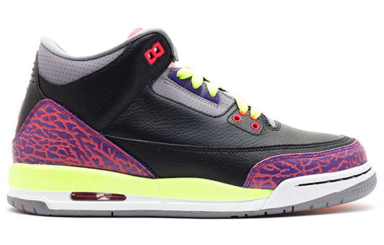 (GS) Air Jordan 3 Retro 'Black Atomic Red' 441140-039