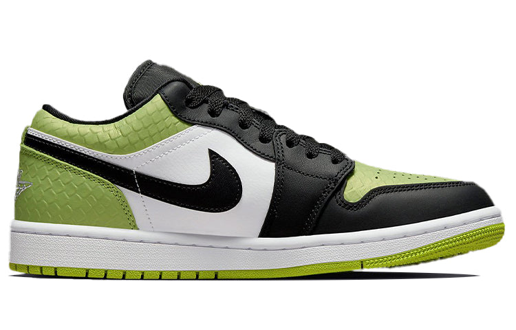 (WMNS) Air Jordan 1 Low SE 'Vivid Green Snakeskin' DX4446-301