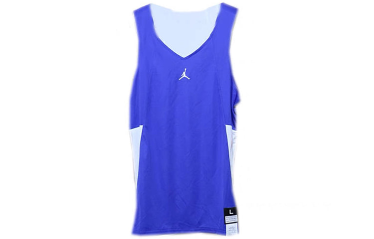 Men's Air Jordan Brand Reversible Colorblock Basketball Jersey/Vest Blue 865849-493