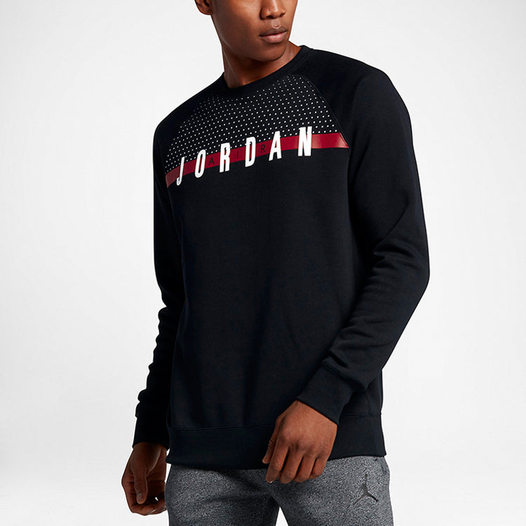 Air Jordan Graphic Crew Long Tee'Black' 845390-010