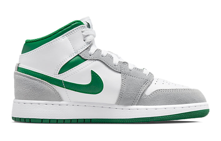 (GS) Air Jordan 1 Mid SE 'Grey Pine Green' DC7248-103