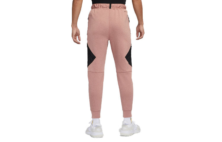 Men's Air Jordan As J Df Sprt Stmt Flc Pant Casual Breathable Sports Knit Long Pants/Trousers Pink DJ0874-668