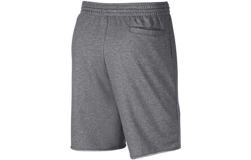 Air Jordan Jumpman Large Logo Athleisure Casual Sports Knit Shorts Gray AQ3116-091