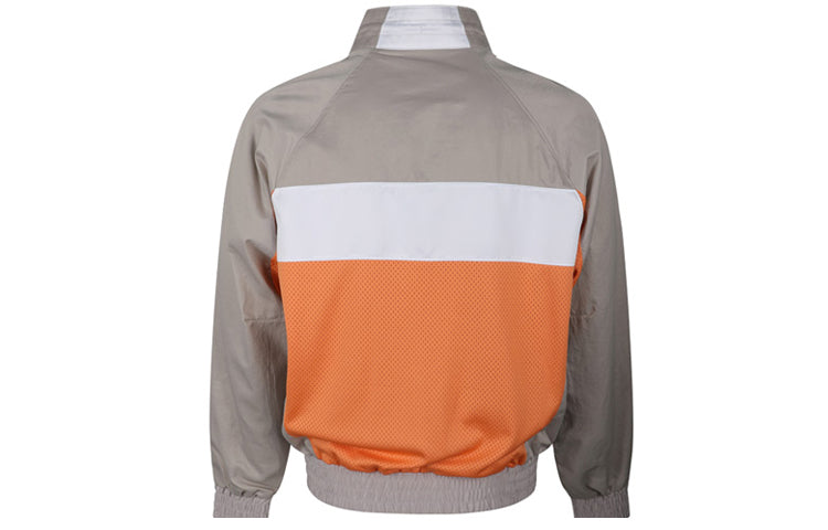 Air Jordan Stand-up Collar Casual Woven Sports Jacket - Orange AV1303-854