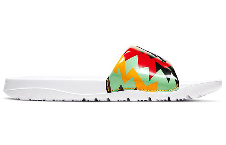 (GS) Air Jordan Break Slide 'White Multi-Color' CD5472-102