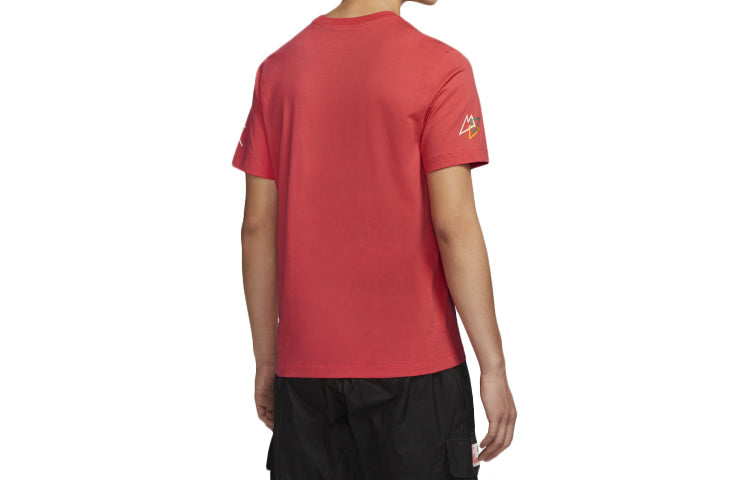 Air Jordan SPORT DNA Short Sleeve Round Neck Tops Small Red CN3331-631