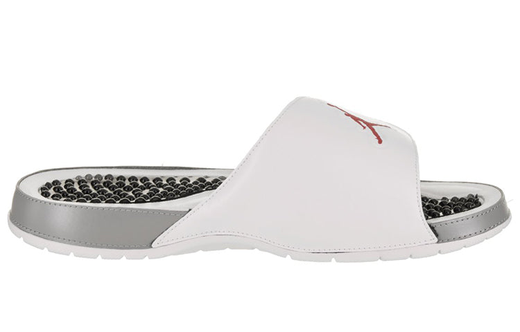 Air Jordan Hydro 5 Slide 'White Red Silver' 555501-112