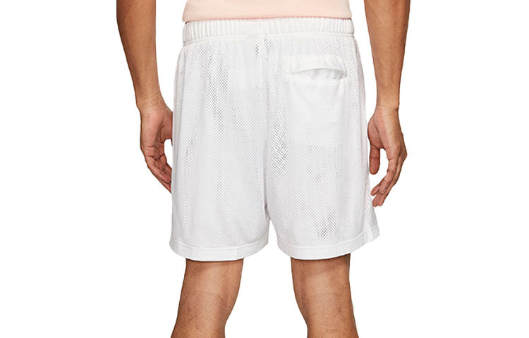 Air Jordan Sport Dna Mesh Printing Breathable Sports Shorts White CZ4856-100