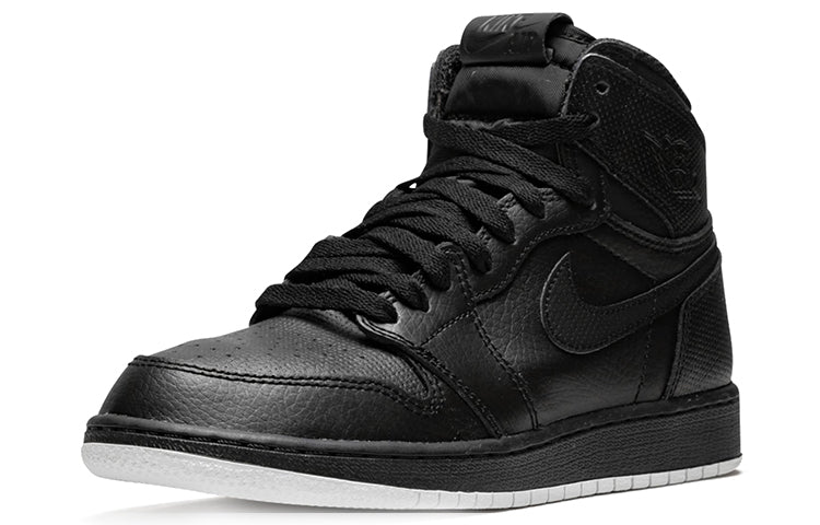 (GS) Air Jordan 1 Retro High OG 'Black Perforated' 575441-002