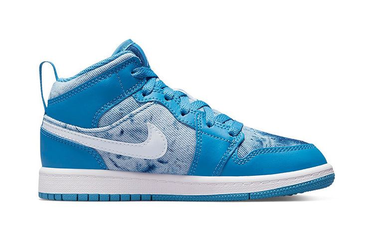 (PS) Air Jordan 1 Mid 'Washed Denim' DM8952-400