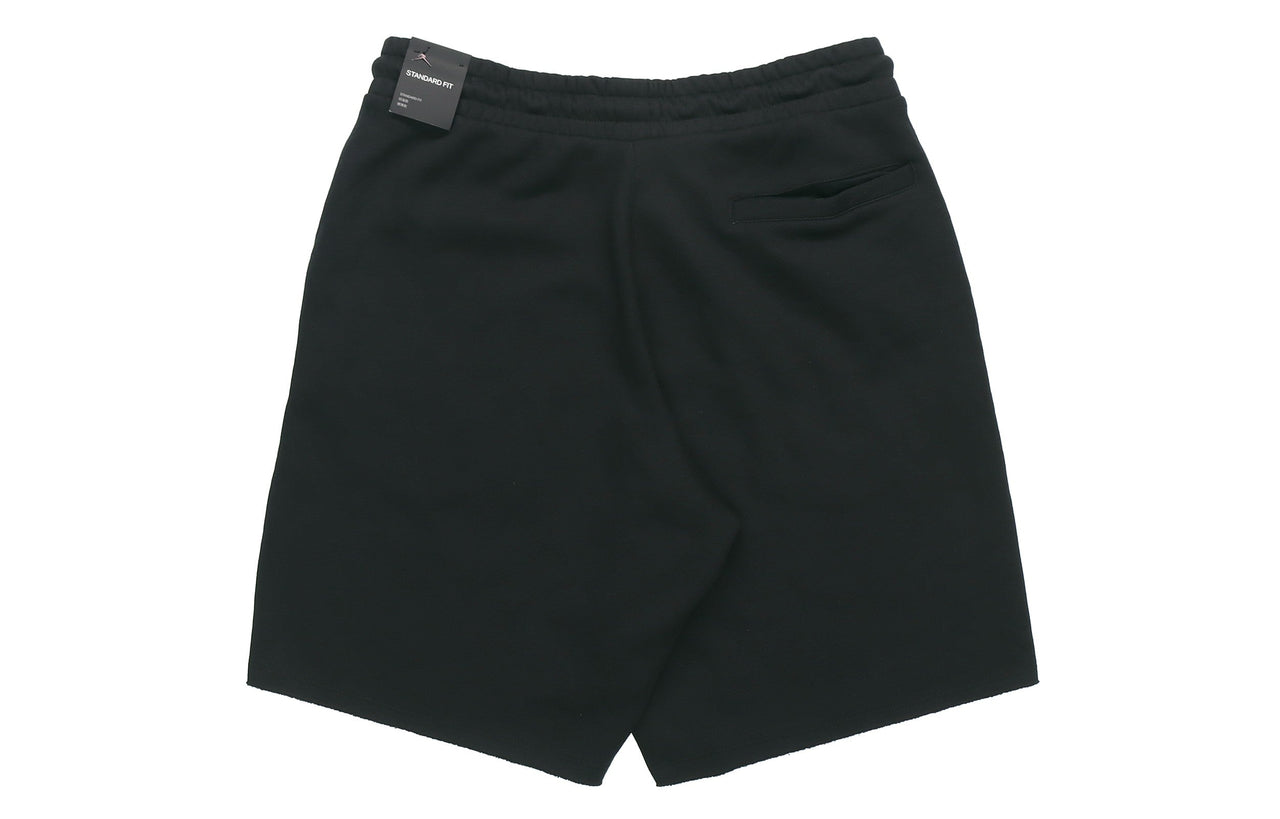 Air Jordan Fleece Bronzing Pure Cotton Sports Knit Shorts Black AV0693-010