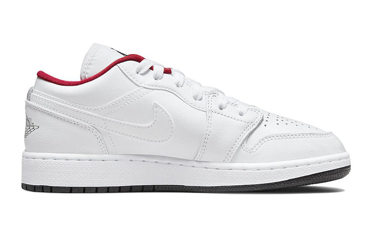 (GS) Air Jordan 1 Low 'White Gym Red Black' 553560-164