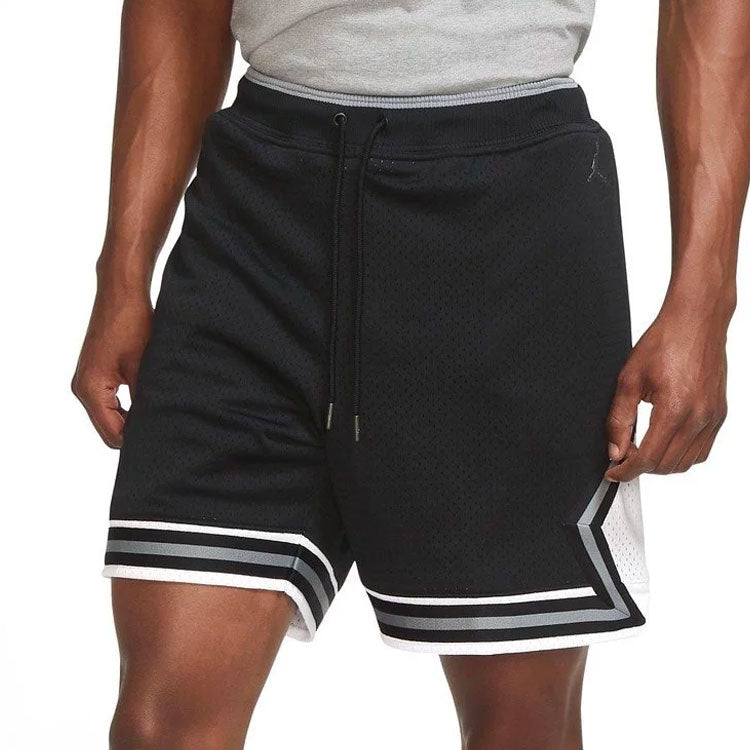 Air Jordan Essential Statement Splicing Stripe Basketball Sports Short Pant Men's Black DC3195-010