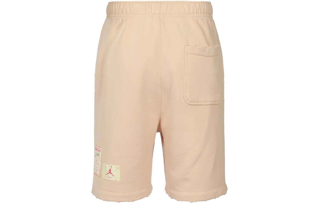 Air Jordan x union Crossover Solid Color Logo Casual Sports Shorts Asia Edition Couple Style Khaki DJ9529-268