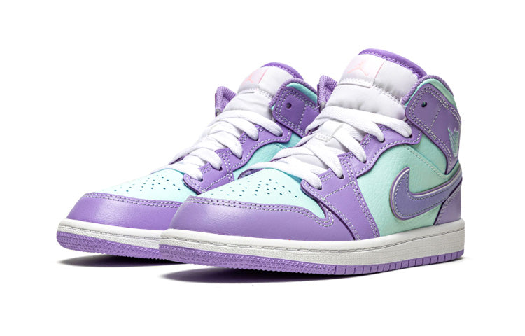 (PS) Air Jordan 1 Mid 'Purple Pulse Glacier Blue' 640734-500