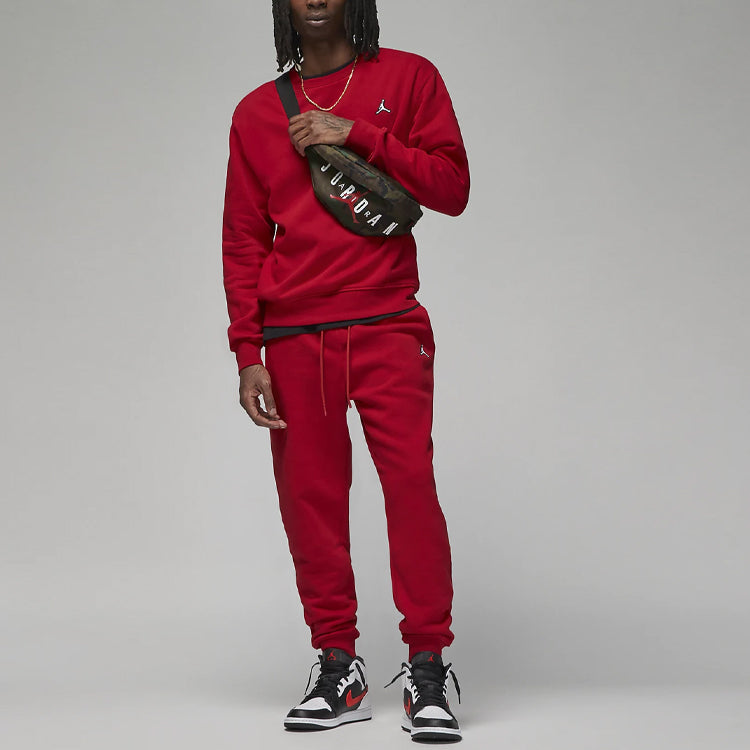 Air Jordan Solid Color Pullover Hoodie Men's Red DQ7521-687