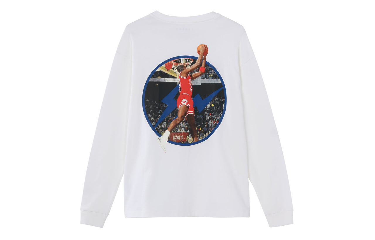 Air Jordan x Fragment Design FW Crew Neck Pullovers Street Style Collaboratio Men White DA2982-094