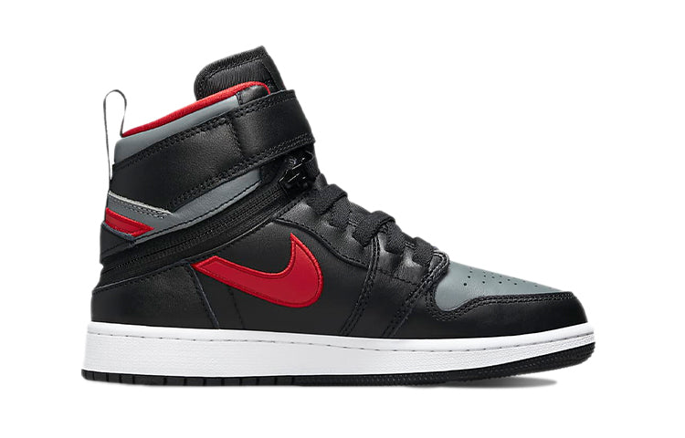 (GS) Air Jordan 1 High FlyEase 'Smoke Grey Gym Red' DC7986-006