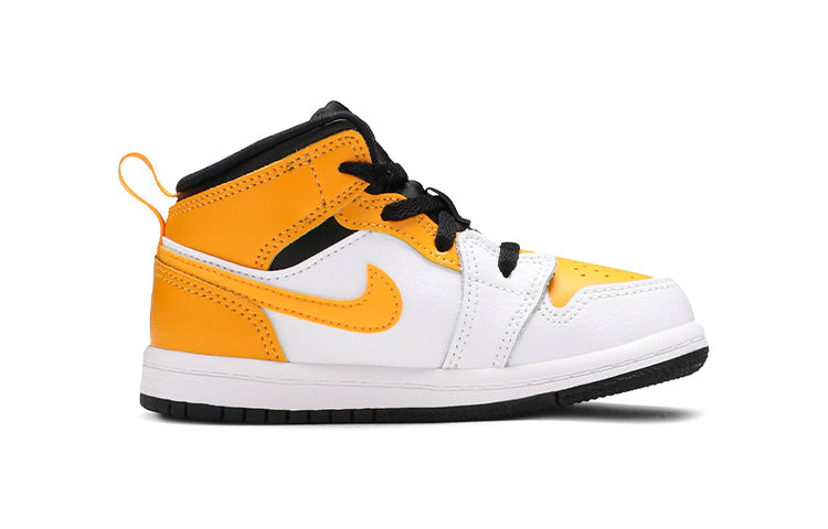 (TD) Air Jordan 1 Mid 'University Gold Black' 640735-170