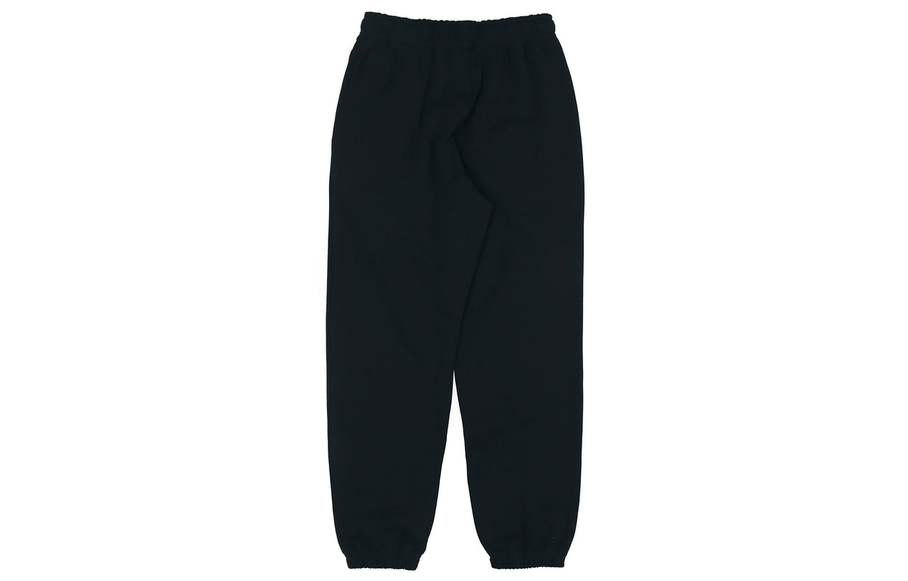 (WMNS) Air Jordan Essentials Solid Color Elastic Waistband Knit Sports Pants/Trousers/Joggers Black DD7002-010