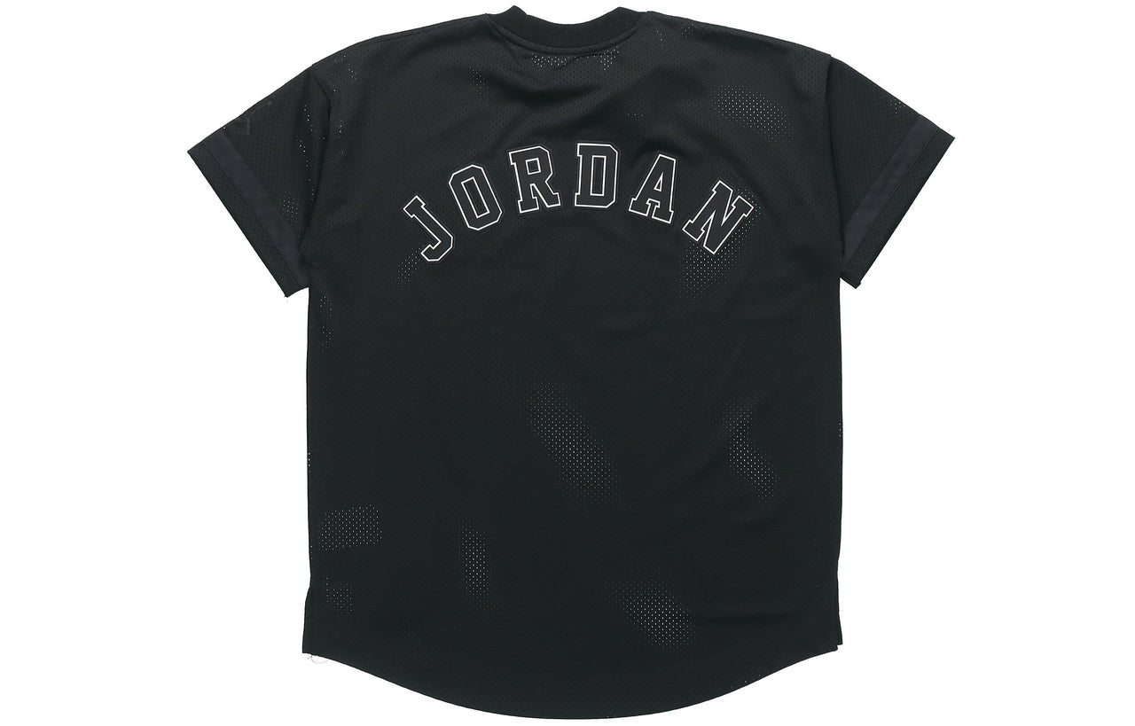 Men's Air Jordan Sports Basketball Black Jersey AO2827-010